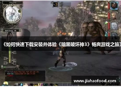 《如何快速下载安装并体验《暗黑破坏神3》畅爽游戏之旅》